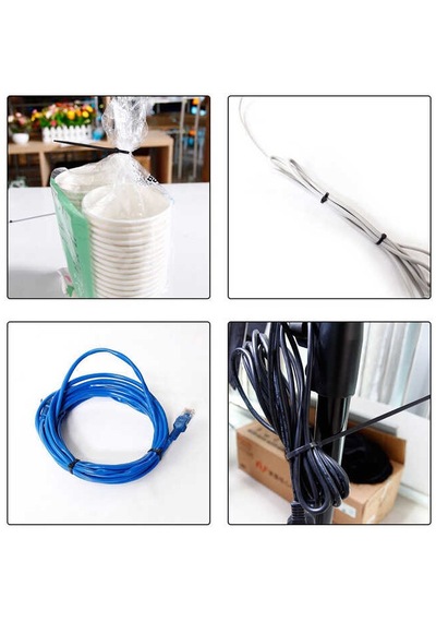 Siyah Cırt Plastik Kelepçe 37 Cm Kablo Bağı - 3.6x370mm 100 Adet