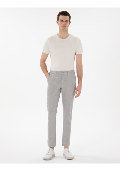 Pierre Cardin Erkek Gri Pantolon Kanvas-chino 50301778-vr024 Gri