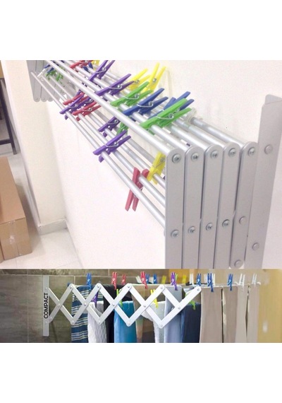 Compact Çamaşır Kurutma Askısı 100 Cm 9 Askılı Diğer