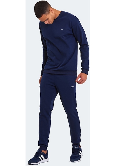 Slazenger OFFENDER KTN Erkek Cepli Lacivert Eşofman Takımı