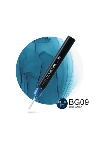 Ink Blue Green Bg-09