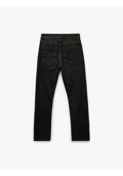Koton Siyah Kadın Jean Pantolon 6wal40034md Siyah
