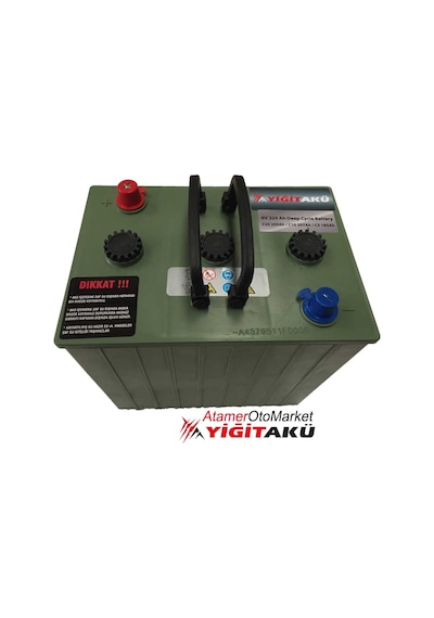 6 Volt 225 Ah-Amper Deep Cycle Series Akü Yffp6-225 Yiğit Akü