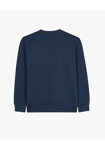 Skechers M Essential Crewneck Sweatshirt Erkek Lacivert Sweatshirt S2610015-0505