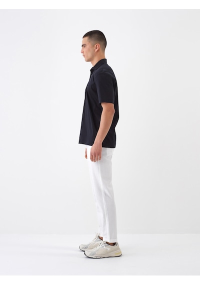 Xint Siyah Pamuk Dokulu Regular Fit Tişört 502275