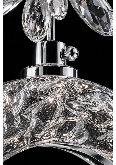 Medusa Model 4 Lü Krom Kaplama 3 Renk Kumandalı Salon Mutfak Oturma Yatak Odası Modern Led Avize