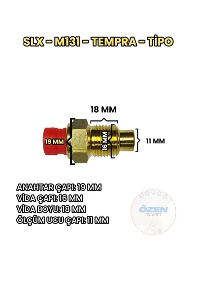 Tofaş Tds Hararet Müşürü Doğan Kartal Şahin M131 Slx Tempra Tipo Uyumlu 3911470 1 Adet