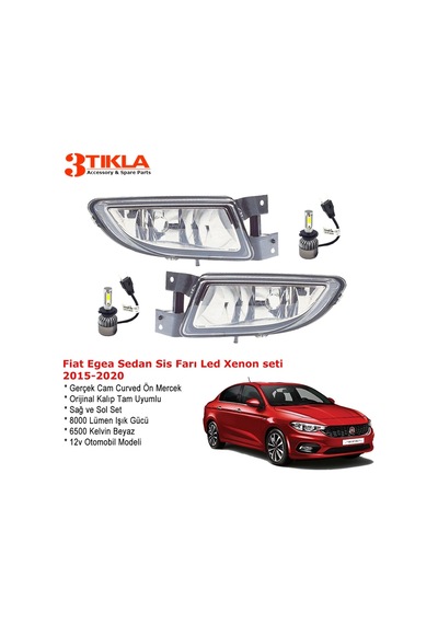 Fiat Egea Sedan 2019 Sis Farı Takımı Led Xenon Set
