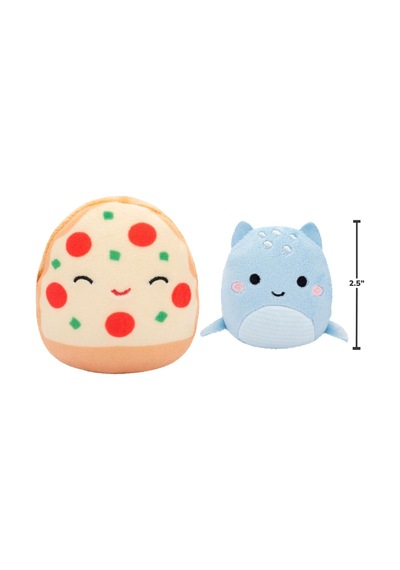 Micromallows Squishmallows Mini Yumuşak Peluş Oyuncak 6 Lı Figür Seti - 6 Cm - Model - 4 Çok Renkli