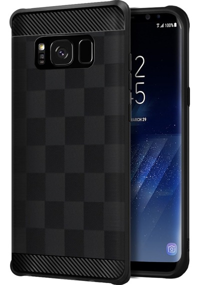 Buff Galaxy S8 Plus İle Uyumlu Black Armor Kılıf