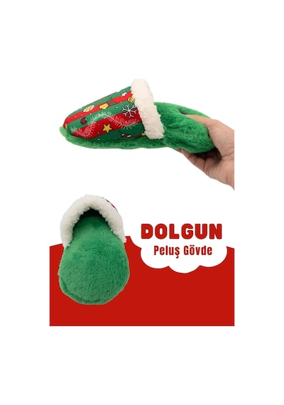 Havhav Peluş Terlik Mama Saklamalı Köpek Zeka Oyuncağı Sesli Köpek Oyuncağı