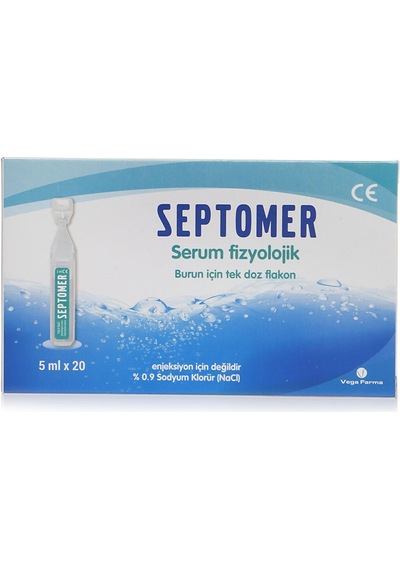 Septomer Serum Fizyolojik 5ML X 20 Flakon Spt-772252