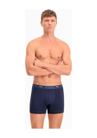 Puma Sport Erkek Pamuk Boxer 2li Paket 935521 02 Mavi