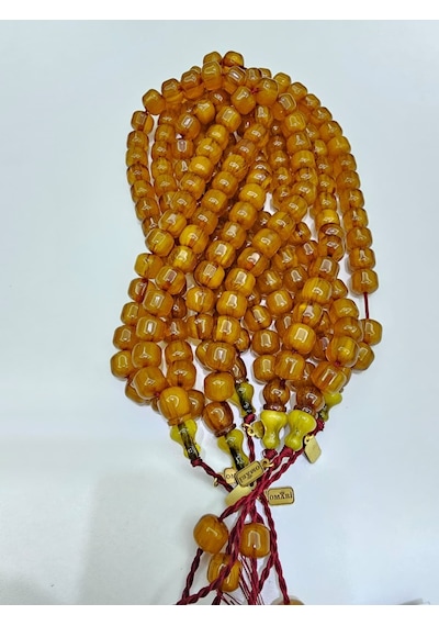 Omari İmzalı Sertifikalı Alman Faturan Sıkma Kehribar Tesbih 11x1 39163430
