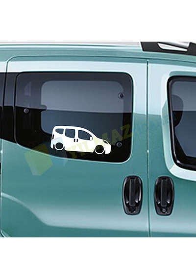 Fiat Fiorino Basık Araç Oto Sticker Kelebek Cam Yapıştırma 1 Çift