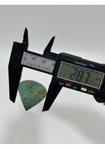 Okyanus Temalı Doğal Kabaşon Firuze Taşı 57 Karat - Turkuaz Taşı 11,4 Gram