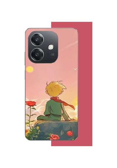 Oppo A3 Uyumlu Küçük Prens3 Baskılı Silikon Kılıf Renkli