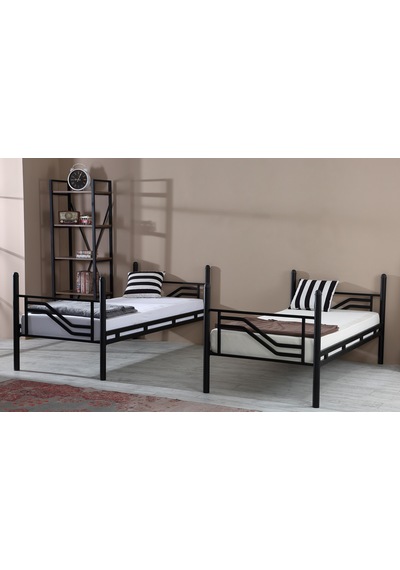 Ranzacı Solid Karyola 90X190 - Genç Çocuk Yatak Odası Metal Karyola/Si...