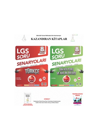 Nartest 8. Sınıf Soru Senaryoları Türkçe Ve Din 2 Kitap Seti