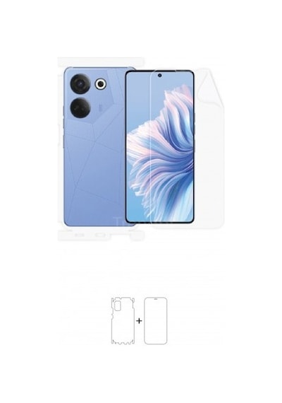 Tecno Camon 20 Pro Ön, Arka Ve Yan 360 Derece Tam Kaplama Poliüretan Film