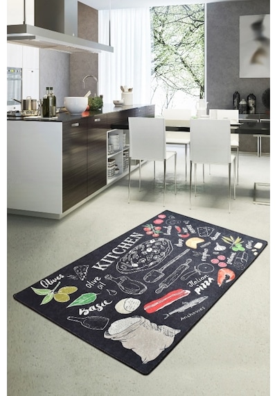 Pızza Italıana Djt 120X180 Cm Mutfak Halısı