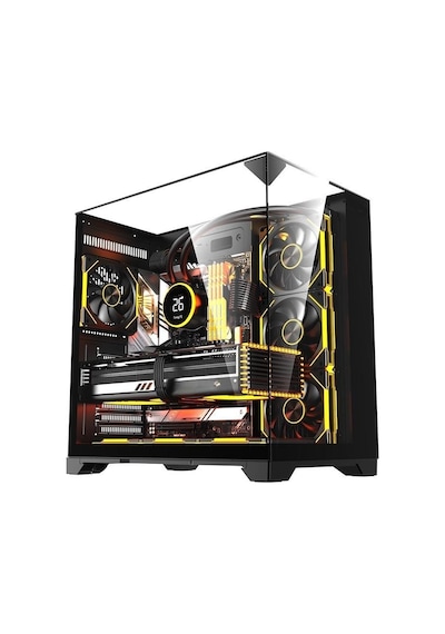 Snt Subzero Plus 7 X Argb Fan Uzaktan Kumanda Midi Tower Atx Siyah Oyuncu Kasası Snt Subzero Plus 7 X Argb Fan Uzaktan Kumanda Midi Tower Atx Siyah Oyuncu Kasası
