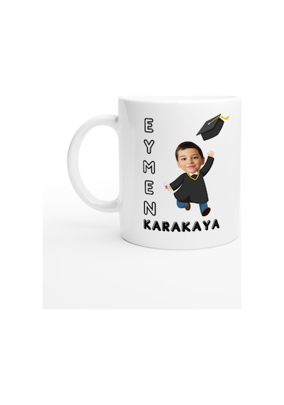 Mezuniyet Kişiye Özel İsim & Fotoğraf Baskılı Kupa Bardak
