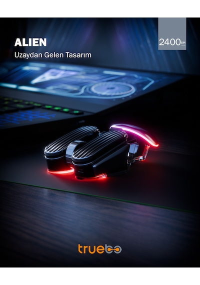 Truebo Alien RGB Ofis Performans Mouse