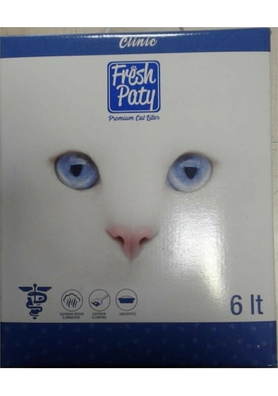 Fresh Paty Clinic Kokusuz Ultra Topaklaşan Bentonit Kedi Kumu 6 L