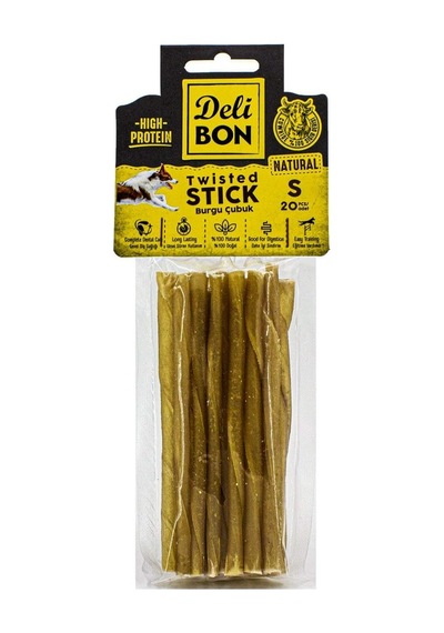 Delibon Gerçek Deriden Kalın Burgu Çubuk, Thıckx100pcs., Natural