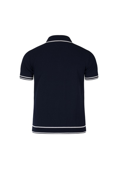 Hatemoğlu Lacivert Regular Fit Polo Yaka Rayon Tişört