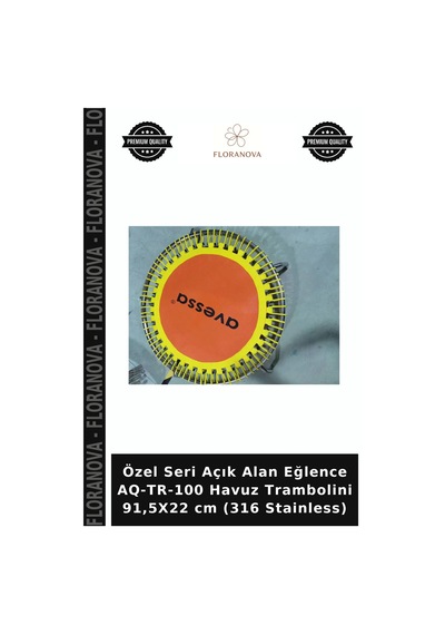 Premium -tr-100 Havuz Trambolini 91,5x22 Cm 316 Stainless Su Eğlencesi Yaz Spor Aleti Belirtilmemiş