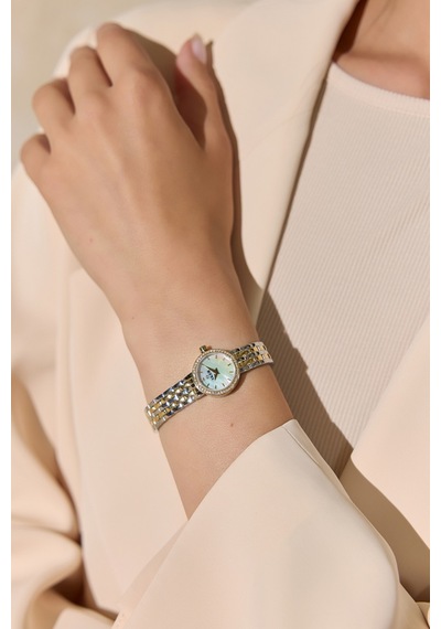 Bej Acc1602 Jubilee Safir Cam Kol Saati 19mm Bej Bej