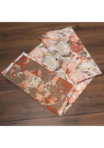 Runner Masa Örtüsü 45 X 140 Cm, Jakarlı Dokuma Dekoratif Masa Runner, Mutfak Ve Salon İçin - Kiremit Renkli Çiçek Desenli Çok Renkli Runner Masa Örtüsü 45 X 140 Cm, Jakarlı Dokuma Dekoratif Masa Runner, Mutfak Ve Salon İçin - Kiremit Renkli Çiçek Desenli Çok Renkli