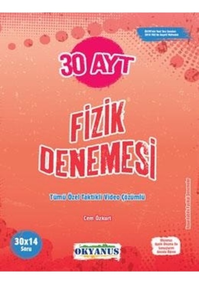 Okyanus Ayt 30 Fizik Denemesi N11.2230