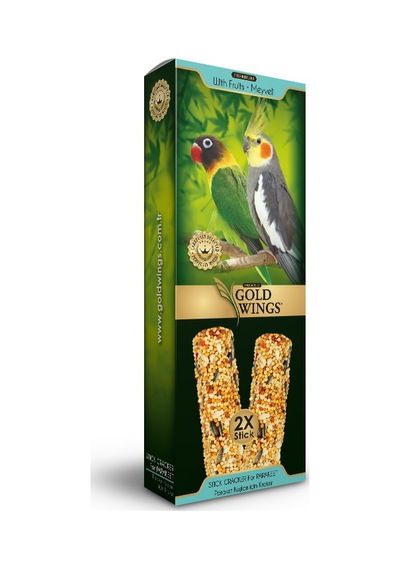 Gold Wings Premium Paraket 2'li Kraker Meyveli