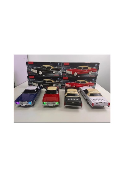 Cadillac Eldorado Nostaljik Araba Şeklinde Bluetooth Speaker Şarjlı Kablosuz Hoparlör