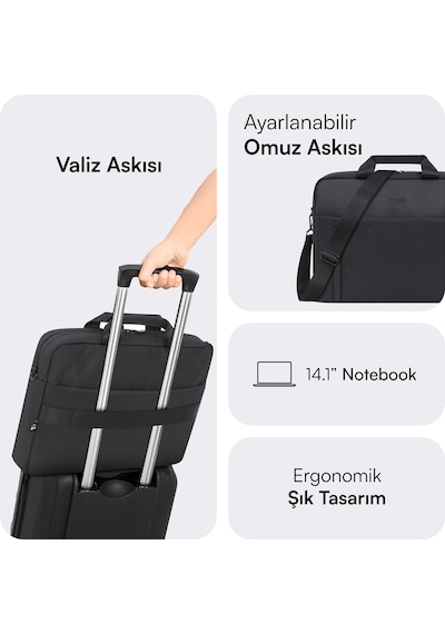 Mack Mce-1711 14.1 Code Eco Notebook Çantası Siyah