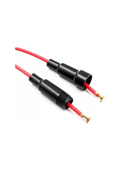 Ic-237C-2 Fuse 6X30 Kablolu Siyah Büyük Cam Siğorta Yuvası Oto 1 Adet