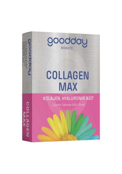 Goodday Collagen Max Hidrolize Kolajen, Hyaluronik Asit Ve Vitamin Kompleksi 30 Tablet Takviye Edici Gıda
