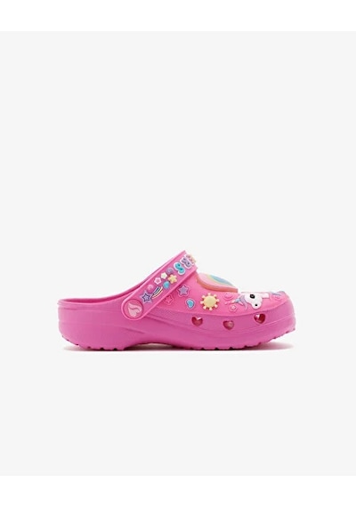 Skechers Kız Çocuk Pembe Işıklı Terlik Pembe