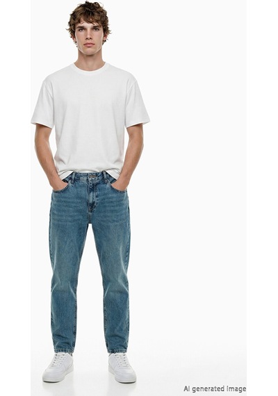 Lcw Jeans İndigo 720 Dad Fit Erkek Jean Pantolon