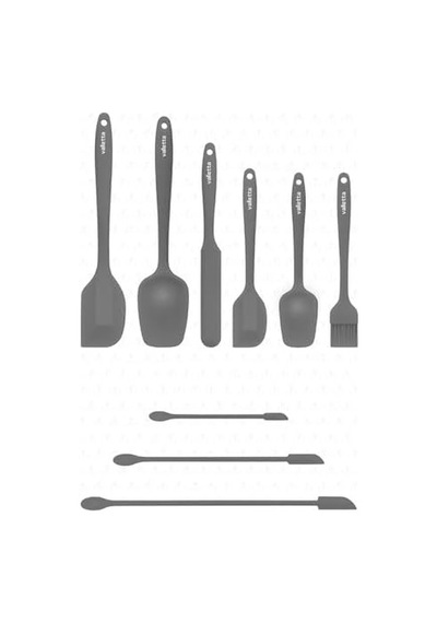 Vlt1178 Drongo 9'lu Spatula Set Gri