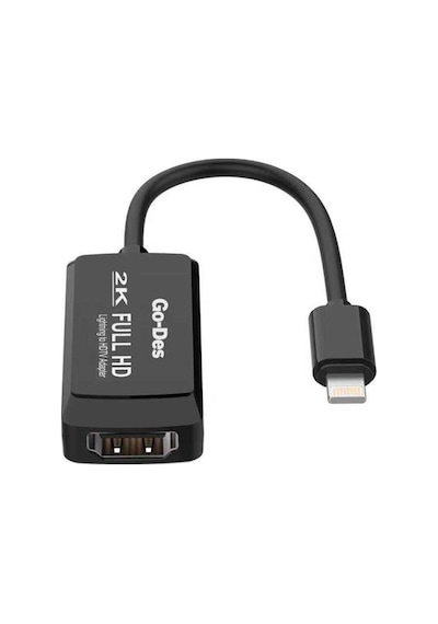 Go Des Gd-8275 Lightning Hdmı 2k Dönüştürücü Adaptör Lightning Av Kablo