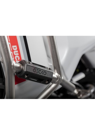 Motosiklet Koruma Demiri Takozu Gecko Universal Yuvarlak 100 Mm Siyah Renk