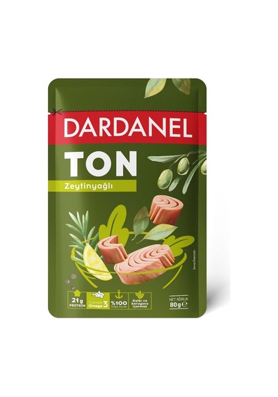 Dardanel Zeytinyağlı Poşet Ton Balığı 80 G - 5 Adet Tarı