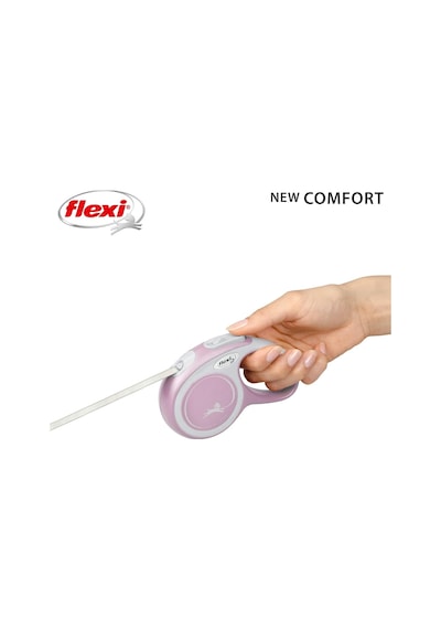 Flexi New Comfort Xs Beden Pembe 3mt Şerit Tasma Çok Renkli