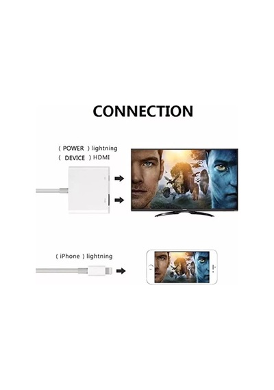 Light-ning İle Uyumlu Hdmı Dönüşüm Kablosu Adaptörü İphone İle Uyumlu 8 Pin Yüksek Hızlı Dijital Tv Av Tak-çalıştır 1080p Full Hd Ta2