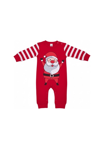 Mnk Baby & Kids Yılbaşı Temalı Çıtçıtlı Bebek Astronot Tulum M00775 Beyaz