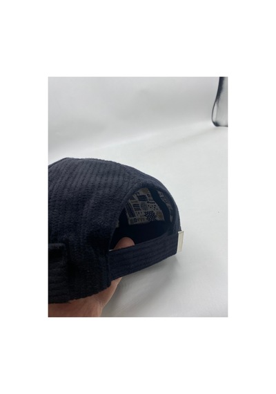 Gonca Şapka Lüks Fitilli Kadife Velvet Takke Docker Hiphop Şapka Siyah
